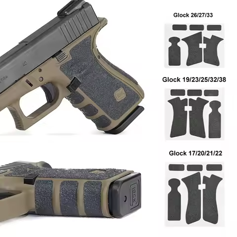 Non-Slip Rubber Texture Grip Wrap Tape 9mm Pistol Gun Holster Magazine For Glock19 P365 Switch Glock