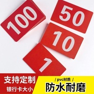 Row Canteen Catering Plastic Call Wear-Resistant Customized PVC Waterproof Frosted Double-Sided Numb