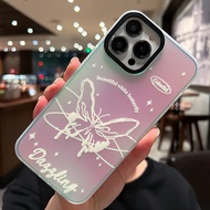 【สำหรับ OPPO】Firework Heart &amp; Star Track Butterfly เคสโทรศัพท์แบบนิ่มป้องกันการชนกัน for OPPO A95 94 5G A76 96 74 95 F19 4G A5S 7 12 A57 77S A54 A53 33 32 2020 A5A9 A3SA12E A31 A8 A17K A16S A15S