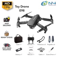 2020 New Drone E98 WIFI FPV With Wide Angle 720P HD Camera Height Hold Mode, Foldable Arm RC Four-Ax