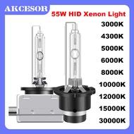 2pcs D1S HID đèn Xenon bóng đèn D2S D3S D4S D1R D2R D4R 55W đèn pha ô tô 4300K 5000K 6000K 8000K 100