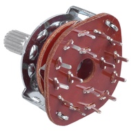 Electronic Machine 4P3T 4Pole 3 Position 2 Deck 16 Pin Rotary Switch