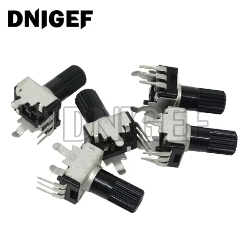 10PCS RV09 vertical 12.5mm 1K 2K 5K 10K 20K 50K 100K 1M 0932 Adjustable Resistor 9 Type 3Pin Seal Ro