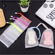 手工皂双层皂袋起泡网 独立包装 小巧可爱 质地细腻 自带挂绳方便悬挂晾干❤️double-layer soap bag foaming net