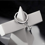 [ EARRINGS ] men's personality diamond face