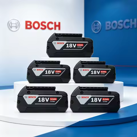 Original Bosch 18V Lithium Battery 5.0Ah 6.0Ah Replace GBA18V60 BAT609 GDX18V,Compatible With All Bo