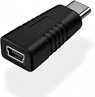 Earsinger USB2.0 Type C Male to Mini 5-pin Female Mini USB to Type C Adapter Converter 480Mbps Data 