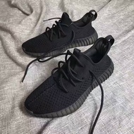 Authentic Adidas Yeezy350V2 550 Boost 350v2 Kanye Coco Black Sneakers.
