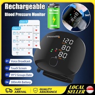 【Ready stocks】Digital Blood Pressure Rechargeable Wrist Blood Pressure Monitor BP Blood Pressure Mac