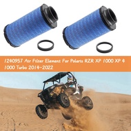 For RZR XP 1000 XP 4 1000 Turbo 2014-2022 2pcs 1240957 Engine Air Filter Element 1241084 1240822 288