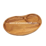 Acacia Wood Mango Plate l