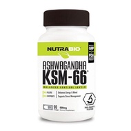 [NutraBio] KSM-66 Ashwagandha 600mg – Cortisol Balance & Stress Support – 90 Vegetable Capsules | No