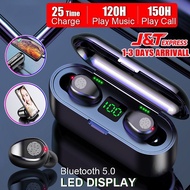 F9 Bluetooth wireless headset TWS5.0 Bluetooth headset touch control waterproof 9D stereo sports gam