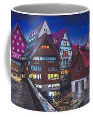 Mug Kopi Ulm Fischer Viertel Jerman Germany Ulm Fischer Viertel Coffee Mug