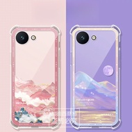 Suitable for Blue Fox Aura A1 phone case, landscape transparent NX1 mini smart phone 4G protective c