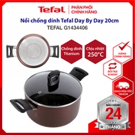 |HỎA TỐC 2H| Nồi chống dính nồi đáy từ Tefal Day By Day 20cm (G1434406) - size 20 - dùng mọi loại bế