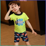 Kids Swimwear Cartoon Fish 3pcs/set Swimming Suit for Boy Swim Wear 2-10Years Toddler Swimsuit Short