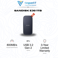 [SanDisk Extreme Portable SSD] E30 | E61 | E81 External Solid State Drive 1TB - READY STOCK