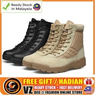 Combat SWAT Men's Boots Tactical Outdoor Hiking Kasut Operasi Pdrm Askar 💥ReadyStock💥