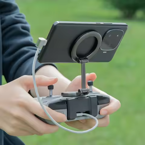 RC N3 360° Rotation & Foldable Remote Controller Magnetic Phone Mount Adapter For DJI RC N1/2/3 Base