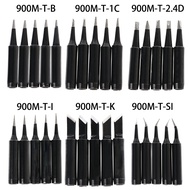【Support-Cod】 5Pcs 900M-T Copper Lead Free Soldering Tips SI/I/B/K/2.4D/1C Welding For Hakko Saike 9