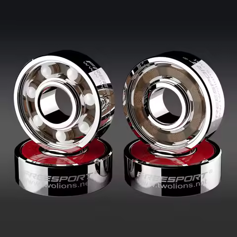 White Black Ceramic Bearings 608zz 8*22*7mm Speed Inline Skates Bearing Deep Groove Skating 7 Balls