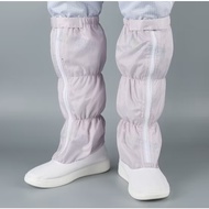 White ESD Booties Cleanroom Anti-static PVC Safety Work Boots Shoes For Men Women