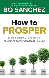 How to Prosper Feast Books Financial Literacy Book by Bo Sanchez
