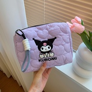 กระเป๋าเครื่องสำอาง Sanrio Hello Kitty ของแท้ 100% กระเป๋าใส่เครื่องสำอางลายการ์ตูน กระเป๋าถือเดินทา