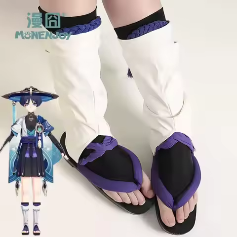 Game Genshin Impact Cosplay Wanderer Scaramouche shoes Cosplay Costume shoes Genshin Impact Wanderer