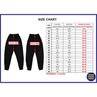 SELUAR TRACK/ KOSONG TEBAL CEKAK/ TRACK BOTTOM UNISEX/ TRACK SUIT/ SELUAR TREK/ SELUAR TRACK SEKOLAH