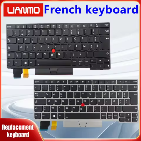 French/Russian Notebook Keyboard Suitable for Lenovo ThinkPad X13 Gen1 L13 Gen2 S2 Gen6 L13 Yoga Gen