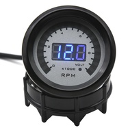 Gasoline Car 12V Digital Tachometer 52MM Gauge for 10000 RPM Meter LED Digital Indicator Tacho Gauge