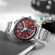Seiko Chronograph 蜂巢紅貓