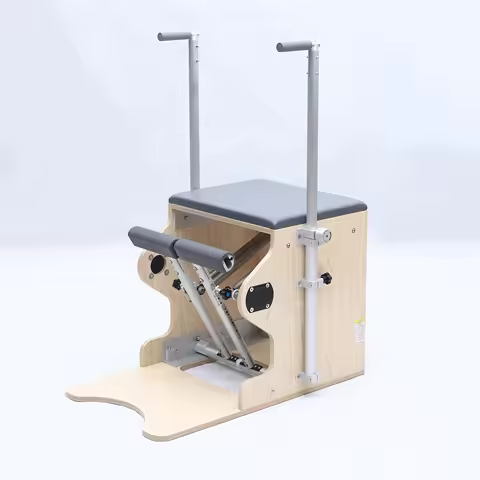 Yoga Exercise Pilates Reformer Machine with Spring System Maple Wood Pilates Chair Pilates