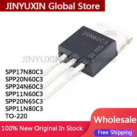 10PCS SPP11N60C3 11N60C3 SPP20N60C3 20N60C3 SPP24N60C3 24N60C3 SPP20N65C3 20N65C3 SPP11N80C3 11N80C3
