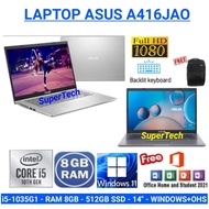 LAPTOP ASUS A416JAO Core i5|SSD 512GB|RAM 8GB|14"|WINDOWS+OFFICE