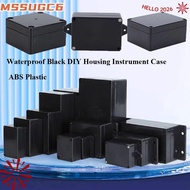 MSSUGYL DIY Housing Instrument Electronic Project Box, Black Three Layers Electric Supplies,  ABS Pl