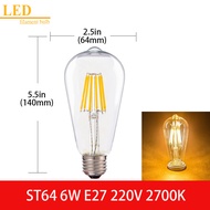 Vitange E12 E14 E27 LED Edison Bulbs 1W 2W 4W 6W 8W LED Filament Bulb C7 C35 T16 T20 T25 T28 G40 G45