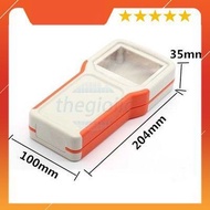 Orange White Plastic Box 204x100x35 IoT Maker 90