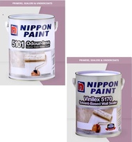 NIPPON PAINT 5101 / 5170 Odour-less Wall Sealer 1 Liter #primer #odourless #white