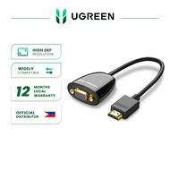 cod UGREEN 1080P HDMI to VGA 3.5MM Audio port Micro USB Converter for PC Laptop Ultrabook Raspberry Pi Macbook Roku Smart TV Box / HDMI Male to VGA Female Converter without Audio - PH