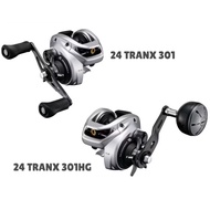 24 SHIMANO fishing reel TRANX 300B 301B HG / 400B 401B HG Baitcasting Reel BC With 1 Year Warranty &