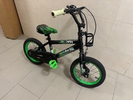兒童單車 14吋 黑綠色