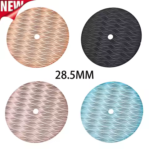 NH35 Water Ripple Style 28.5mm Dial 8215 2824 Dial Fit for NH35 NH36 8215 ETA 2824 Movement Watch Su