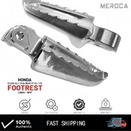 1 Pair HONDA CLICK V2 V3 / BEAT FI V2 V3 FOOTREST ALLOY L8604 - WHT / REAR FOOTPEG