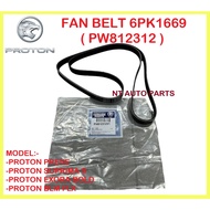 PROTON PREVE/EXORA BOLD/SUPRIMA S MITSHUBOSHI FAN BELT 6PK1669 ( PW812312 ) MITSUBISHI PROTON