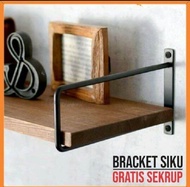 [ONGKIR LEBIH HEMAT 1 PCS BRACKET SIKU BESI] BRACKET SIKU HAMBALAN | BRACKET SIKU KAYU | BRACKET SIK