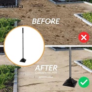 Miulika Ground Tamper Tool Compaction Levelling Paver Tool Handheld Rubber Handle Grip for Asphalt R