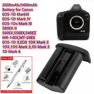 Camera Battery 2600mAh/3400mAh LP-E4N for Canon 580EX-II, 580EX, 50EX, 540EZ, MR-14EX,MT-24EX,1DX,1D
